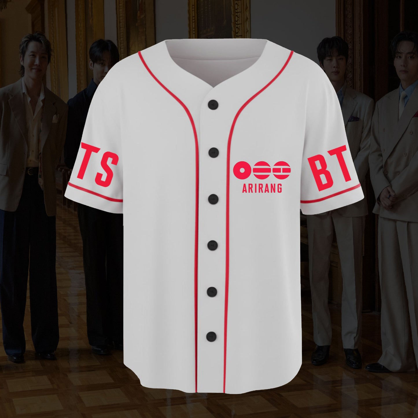 Cute BTS 20 Arirang World Tour Baseball Jersey