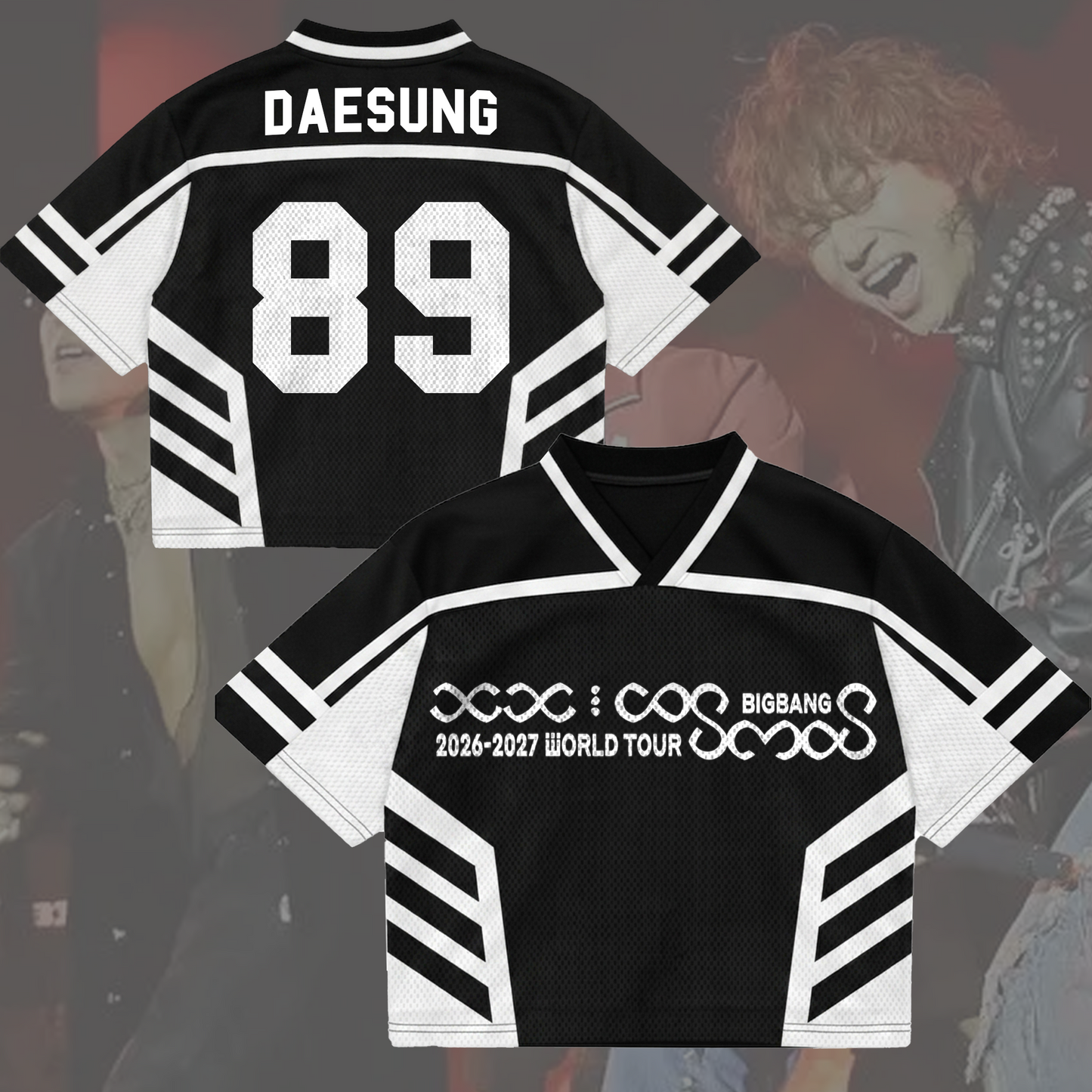 Still Life Keys Bigbang Cosmos World Tour Mixed Mesh Jersey Gift For VIP