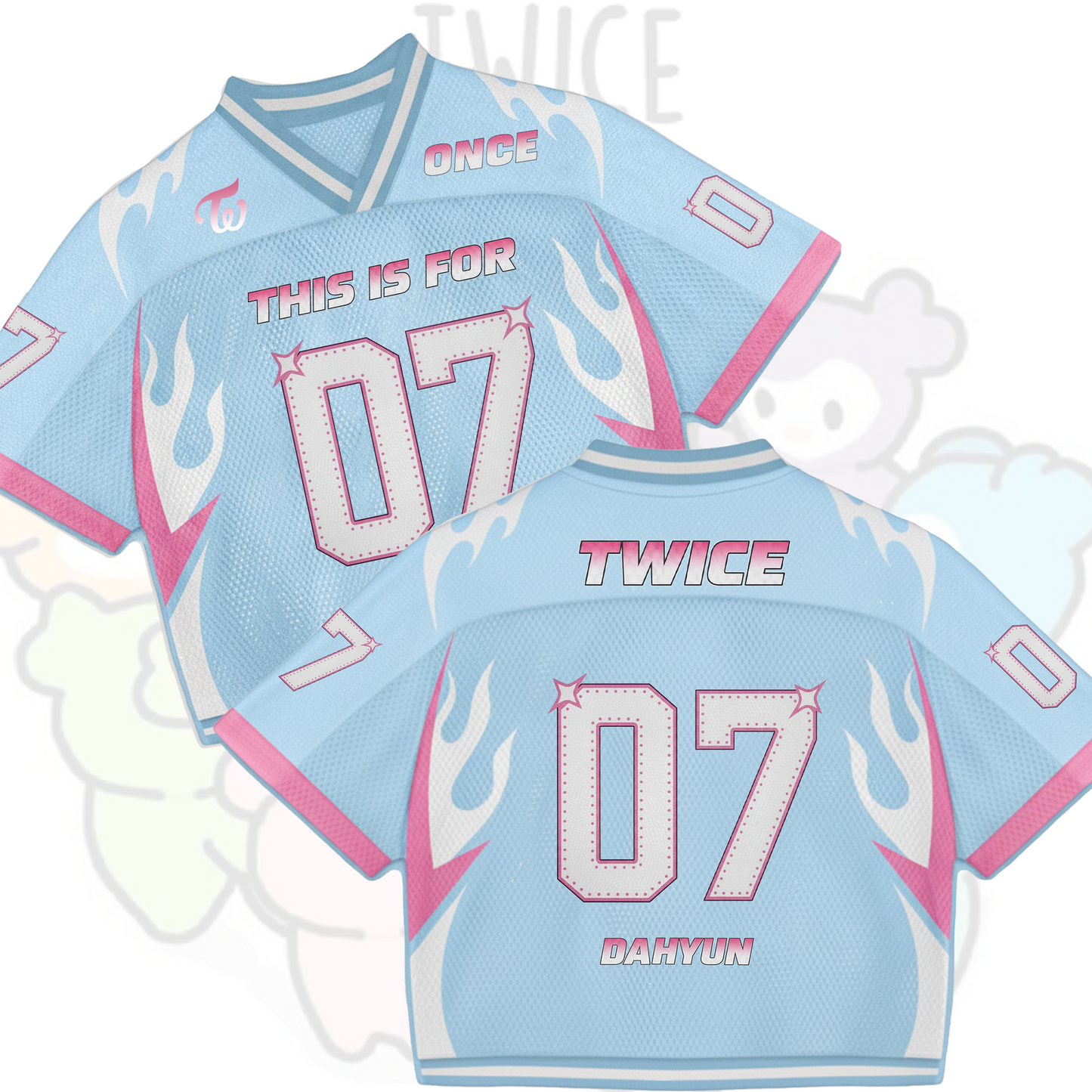 WAVESTEEᵀᴹ Twice Uniform This Is For Tour 2 Mixed Mesh Jersey