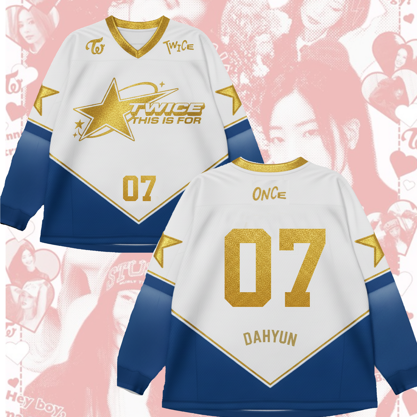 WAVESTEEᵀᴹ Twice Once Squad World Tour 2 Mesh Splicing Long Sleeved