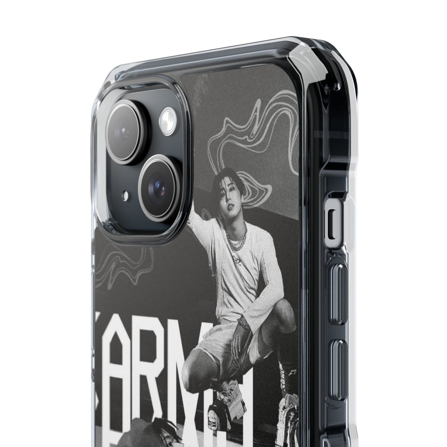 WAVESTEEᵀᴹ Black & White Artistic iPhone Case – KARMA Design