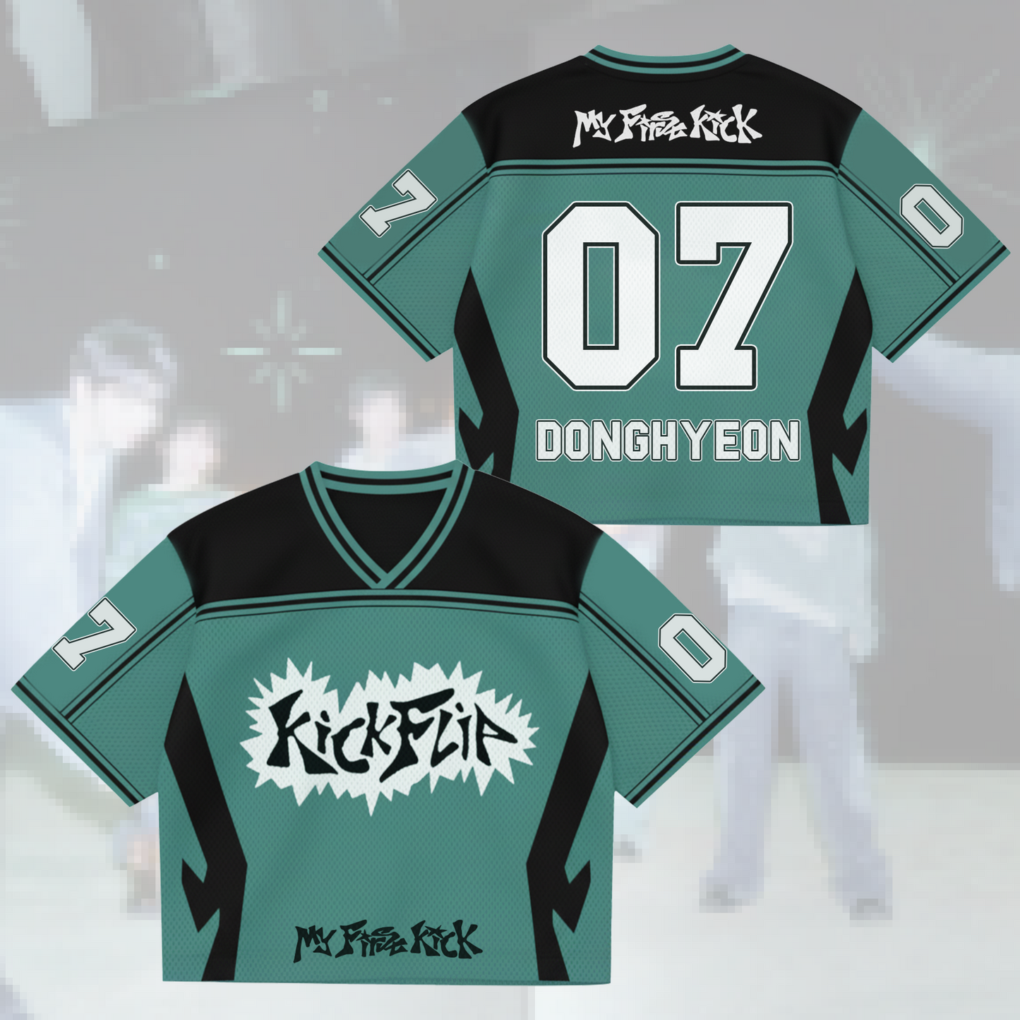 KickFlip Mini Album My First Kick Album Mixed Mesh Jersey Gift For Fans