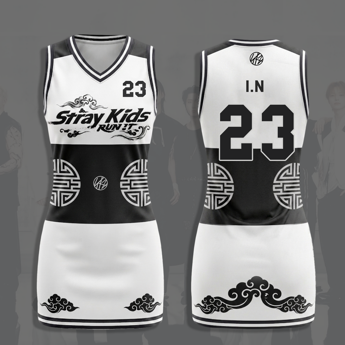 Stray Kids Run It Jersey Dress Edgy Kpop Sporty Streetwear Concert Outfit Gift For Fans