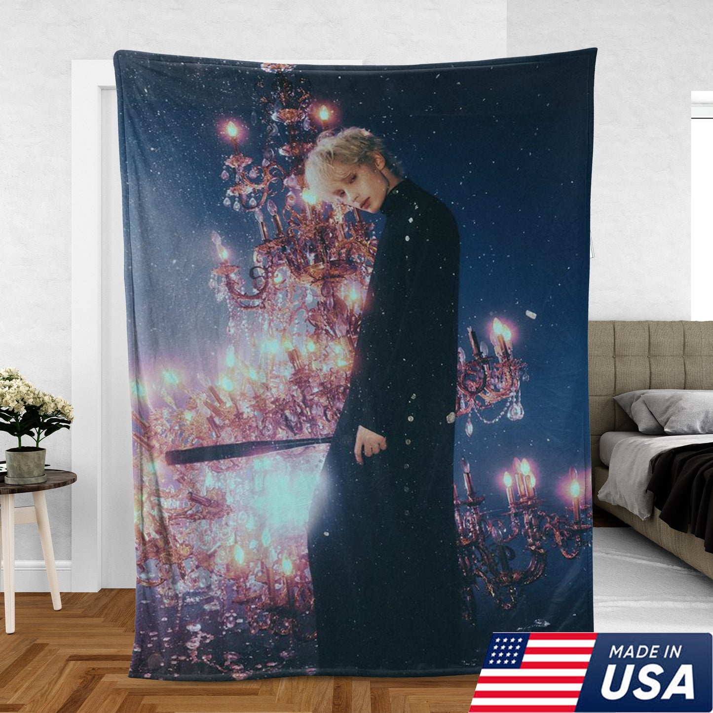WAVESTEEᵀᴹ Huening Kai TXT Starkissed Fleece Blanket