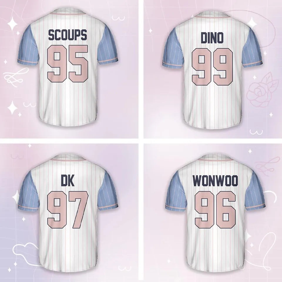 Seventeen Carat 17 Right Here Baseball Jersey