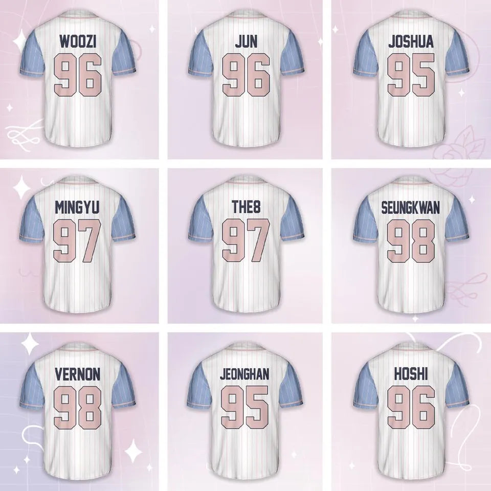 Seventeen Carat 17 Right Here Baseball Jersey