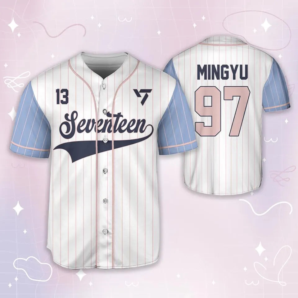 Seventeen Carat 17 Right Here Baseball Jersey