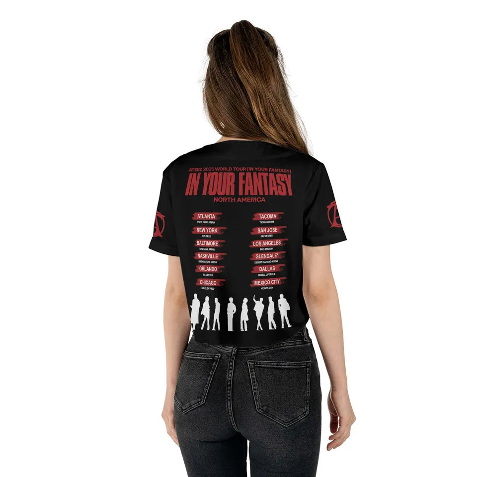 In Your Fantasy World Tour 2025 Crop top Jersey