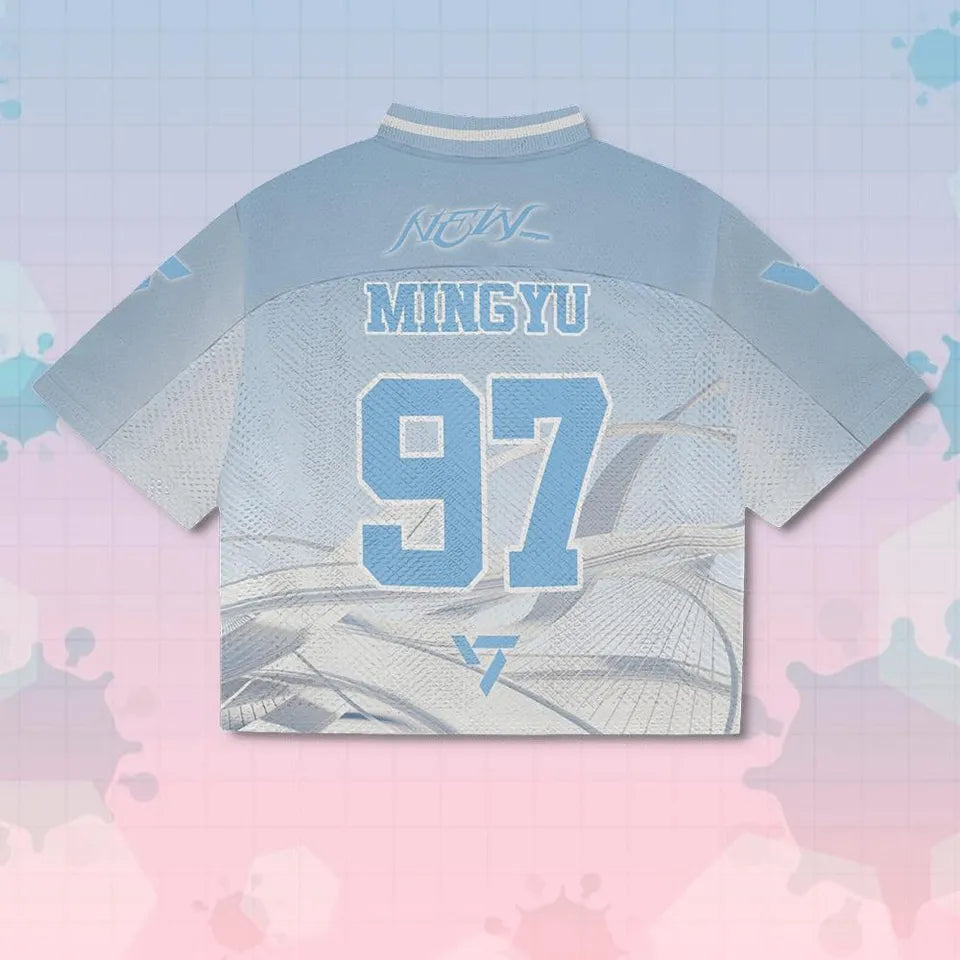 Seventeen World Tour New 2025 Mixed Mesh Jersey Football