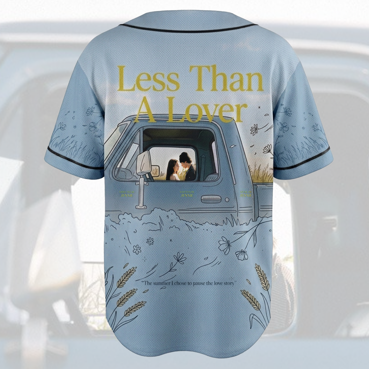 Blackpink Jennie Comeback Less Than A Lover Baseball Jersey Fan Edition