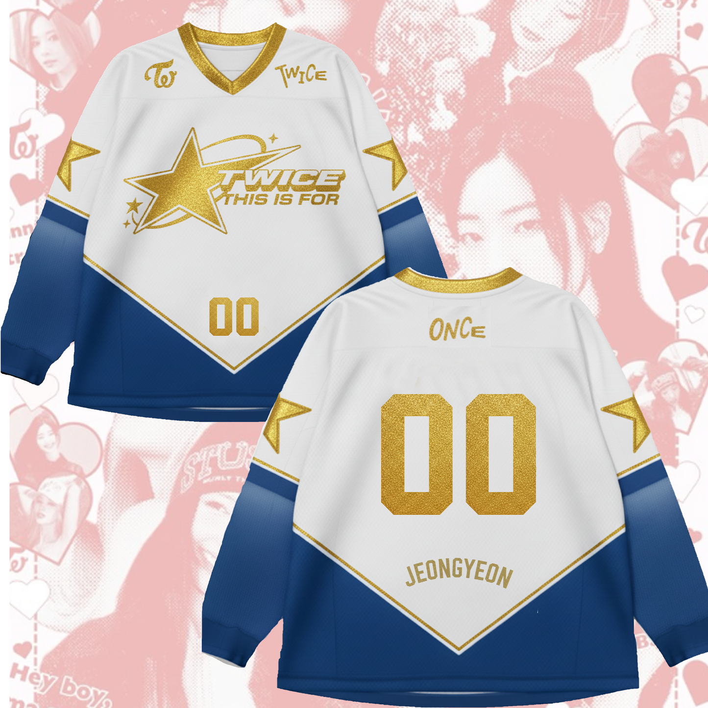 WAVESTEEᵀᴹ Twice Once Squad World Tour 2 Mesh Splicing Long Sleeved