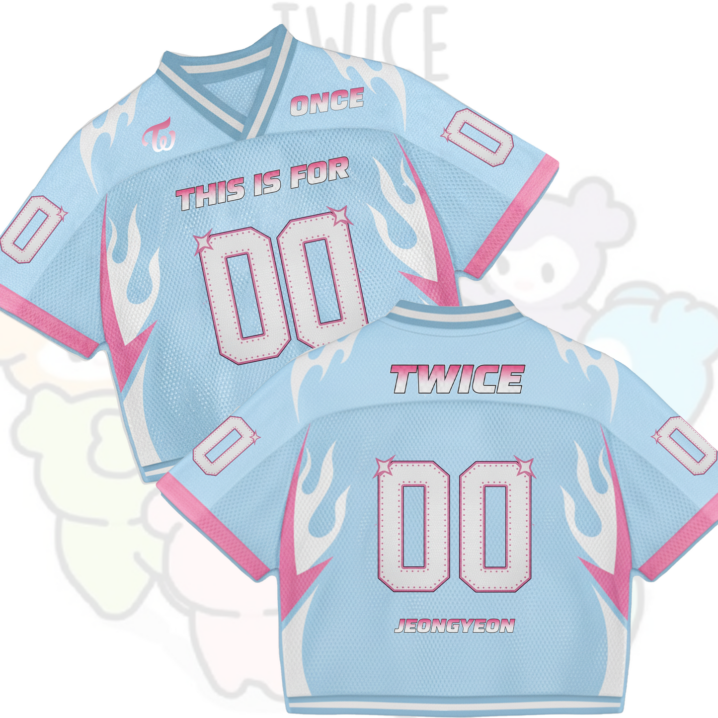 WAVESTEEᵀᴹ Twice Uniform This Is For Tour 2 Mixed Mesh Jersey