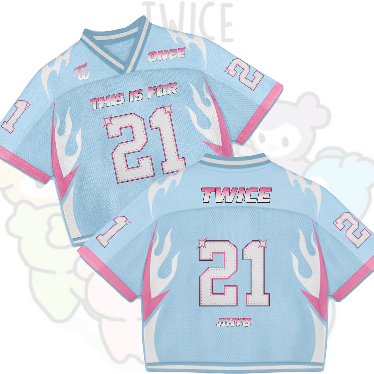 WAVESTEEᵀᴹ Twice Uniform This Is For Tour 2 Mixed Mesh Jersey