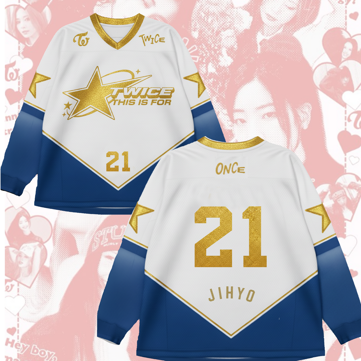 WAVESTEEᵀᴹ Twice Once Squad World Tour 2 Mesh Splicing Long Sleeved