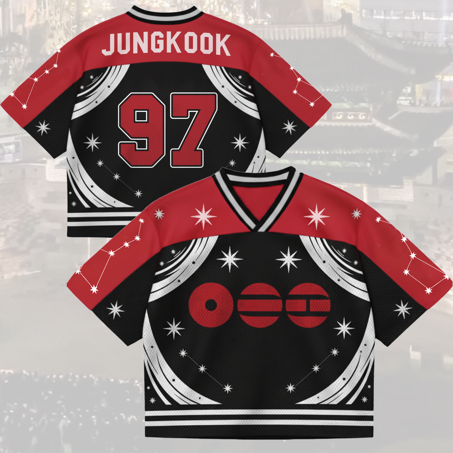 The Big Dipper BTS World Tour Mixed Mesh Jersey Gift For Fans