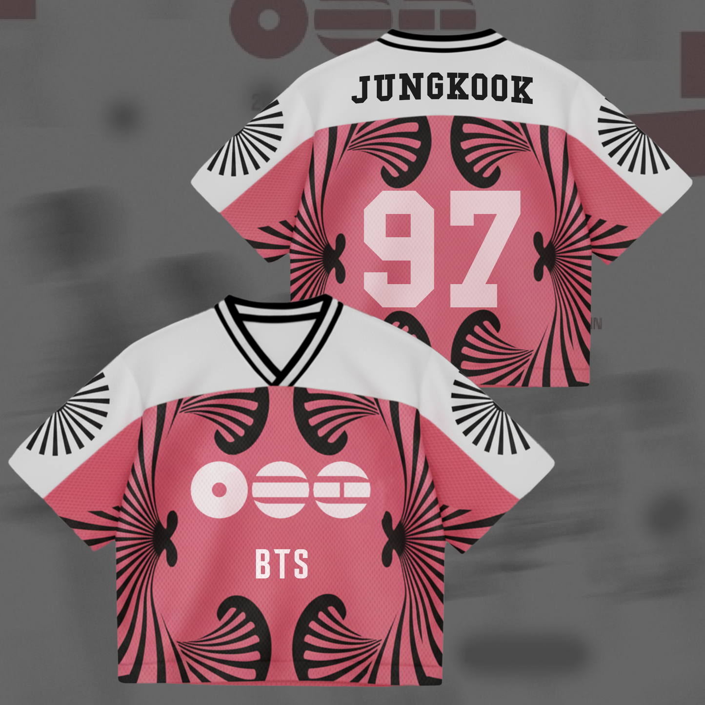 BTS Fan Motif Arirang Album Mixed Mesh Jersey Gift For Fans