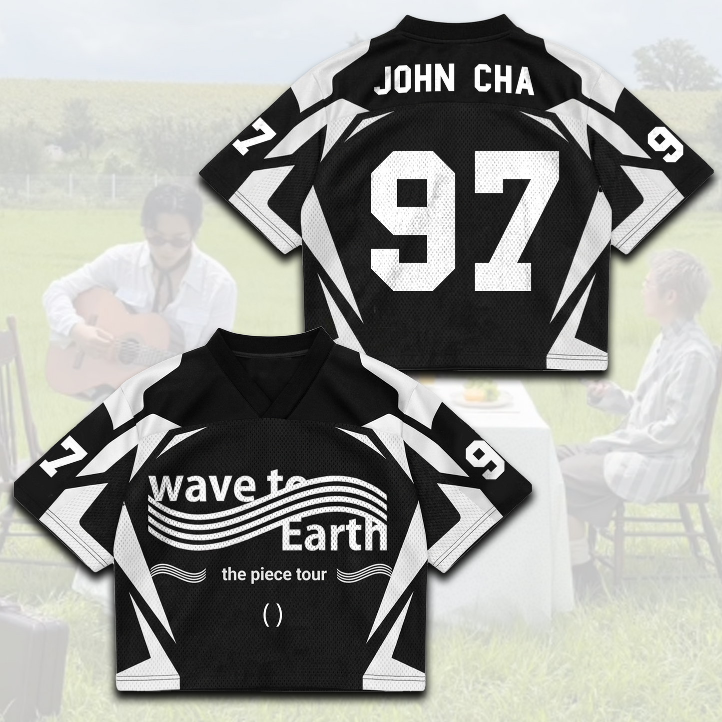 Wave To Earth The Piece Tour Mixed Mesh Jersey Gift For Fans