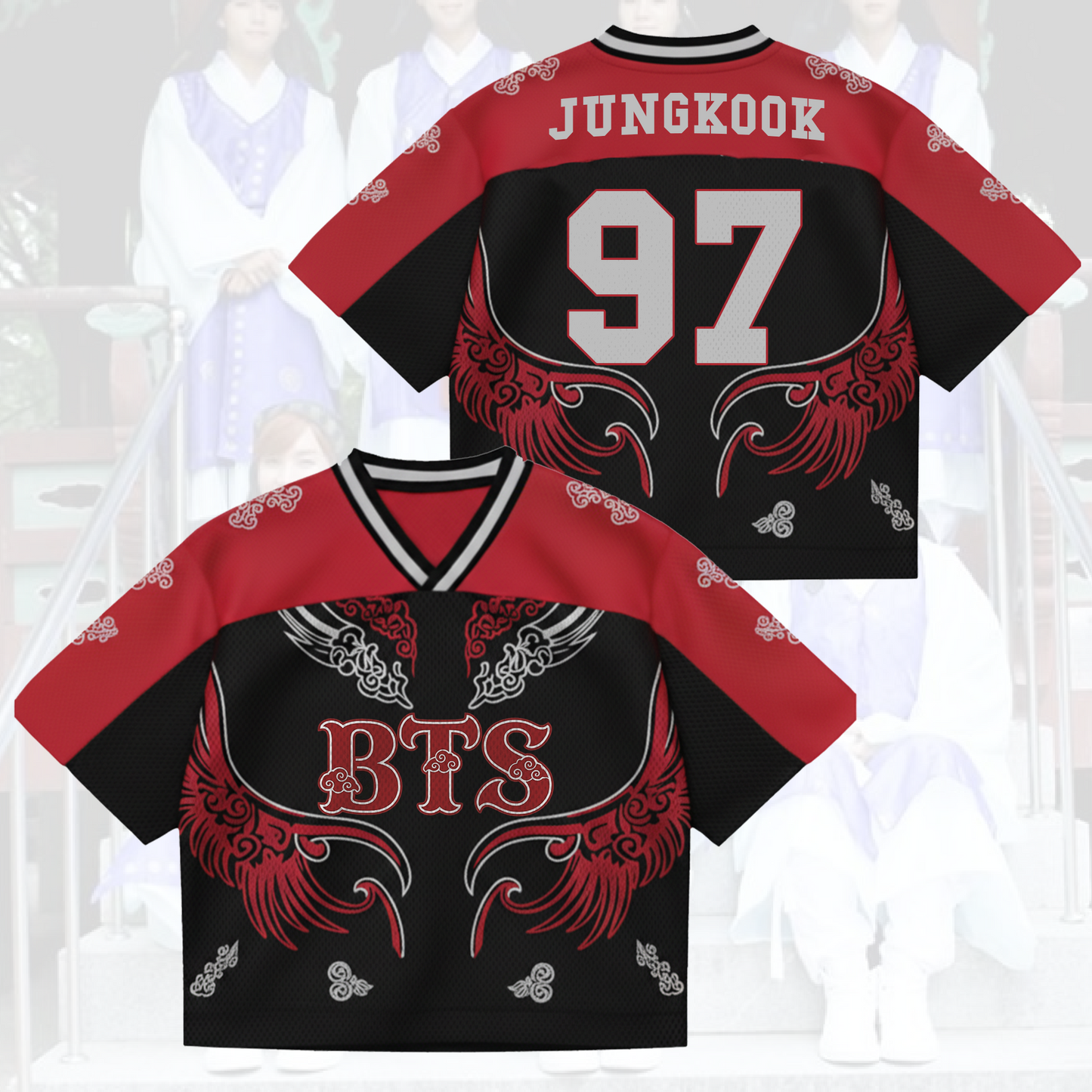 BTS Arirang World Tour Mixed Mesh Jersey Gifts