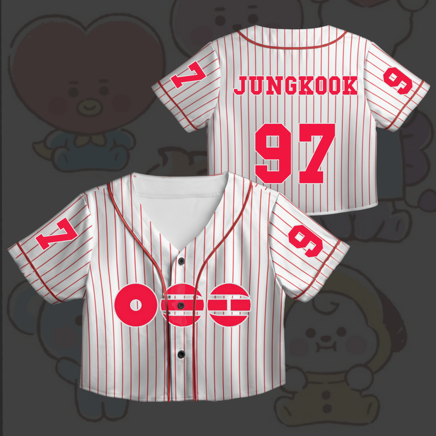 BTS Arirang World Tour Croptop Jersey Baseball Gift For Army