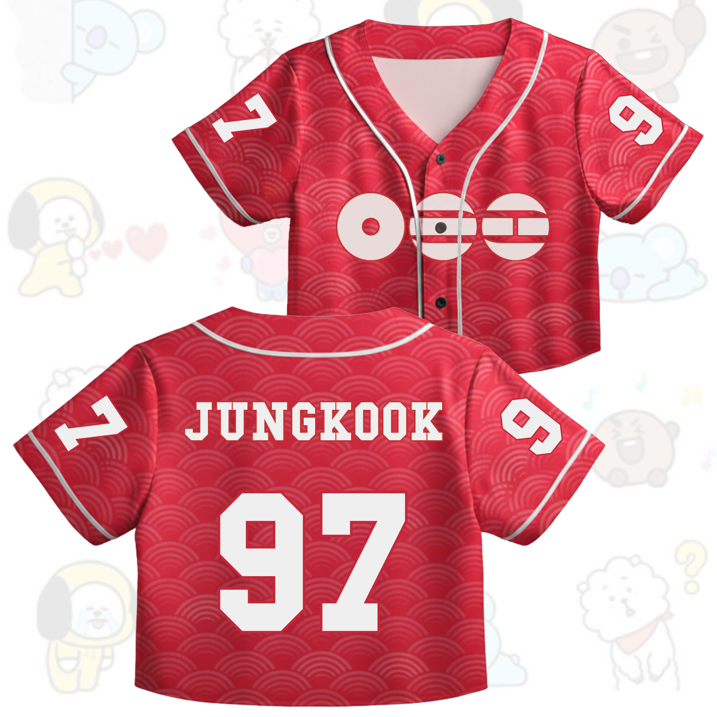 Arirang Soul Streetwear Croptop Jersey Baseball Gift For Army
