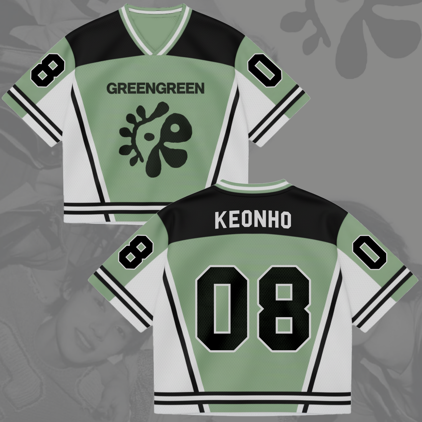 GREENGREEN Album Cortis 2026 Mixed Mesh Jersey Gifts