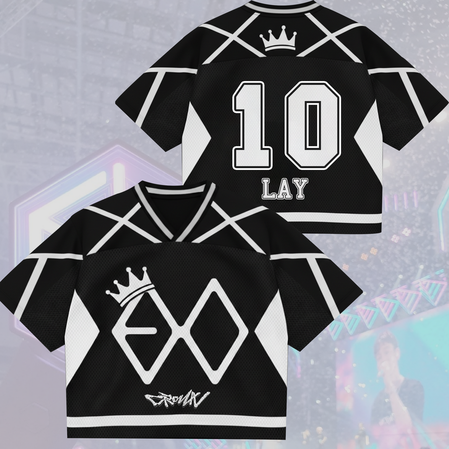 EXO 2026 World Tour Mixed Mesh Jersey Gift For Lovers
