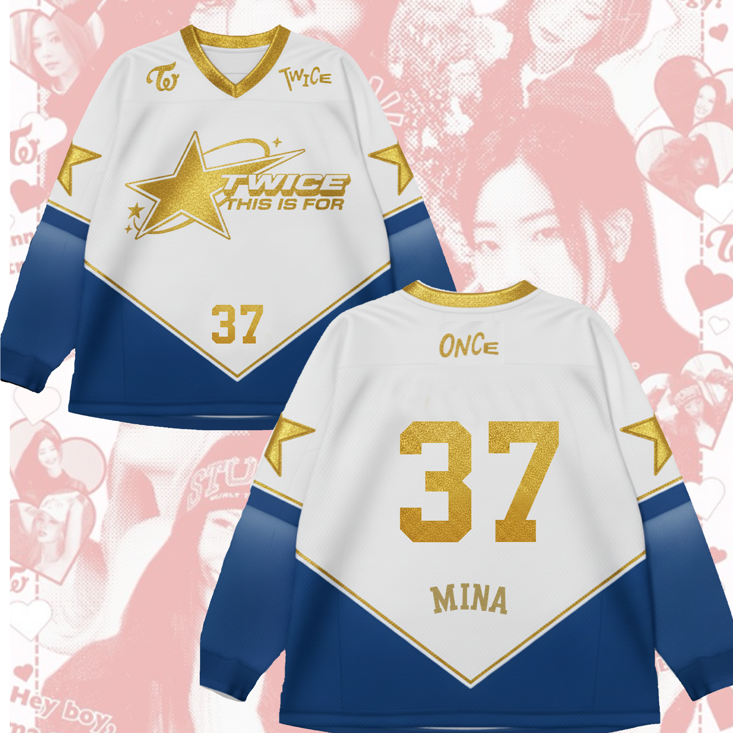 WAVESTEEᵀᴹ Twice Once Squad World Tour 2 Mesh Splicing Long Sleeved