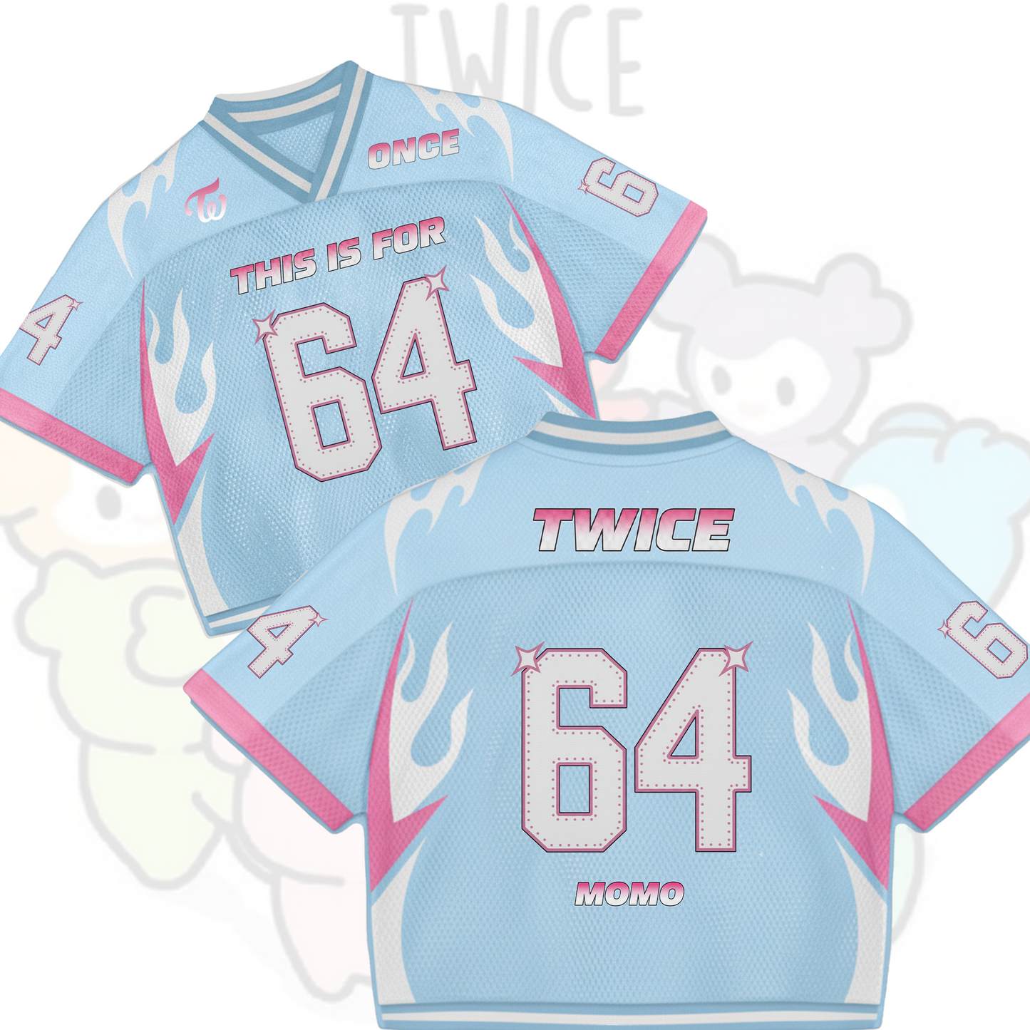 WAVESTEEᵀᴹ Twice Uniform This Is For Tour 2 Mixed Mesh Jersey