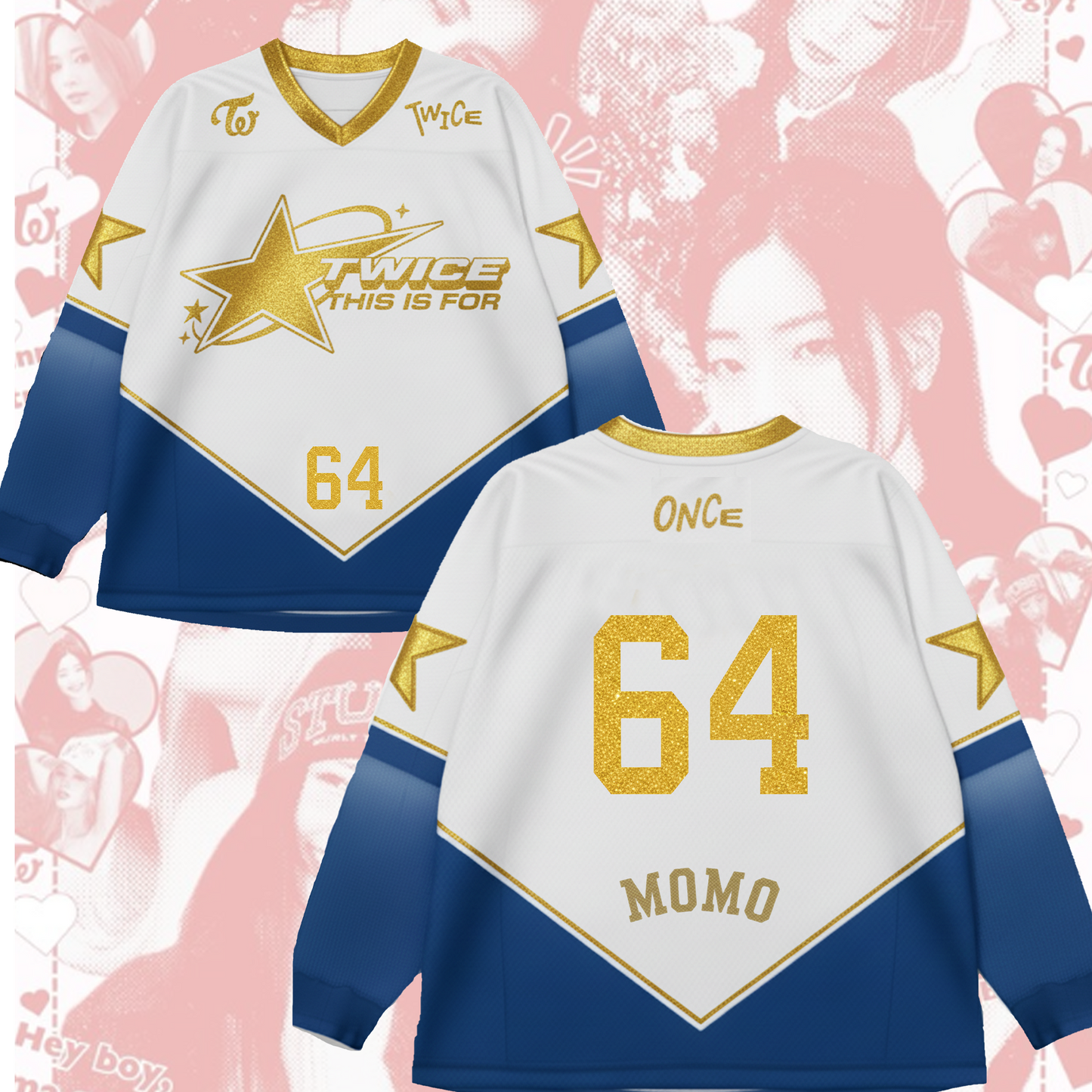 WAVESTEEᵀᴹ Twice Once Squad World Tour 2 Mesh Splicing Long Sleeved