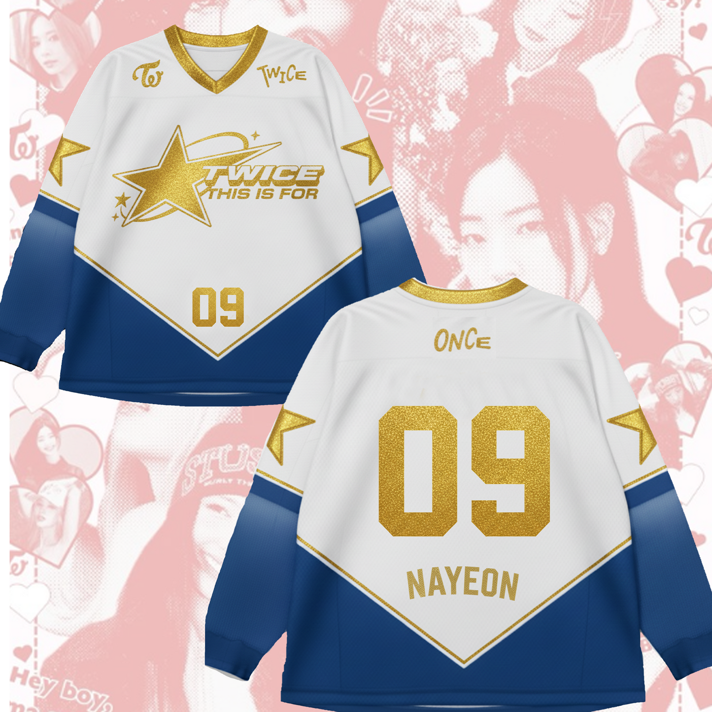 WAVESTEEᵀᴹ Twice Once Squad World Tour 2 Mesh Splicing Long Sleeved