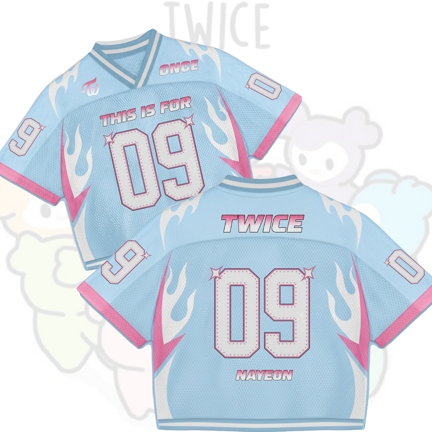 WAVESTEEᵀᴹ Twice Uniform This Is For Tour 2 Mixed Mesh Jersey