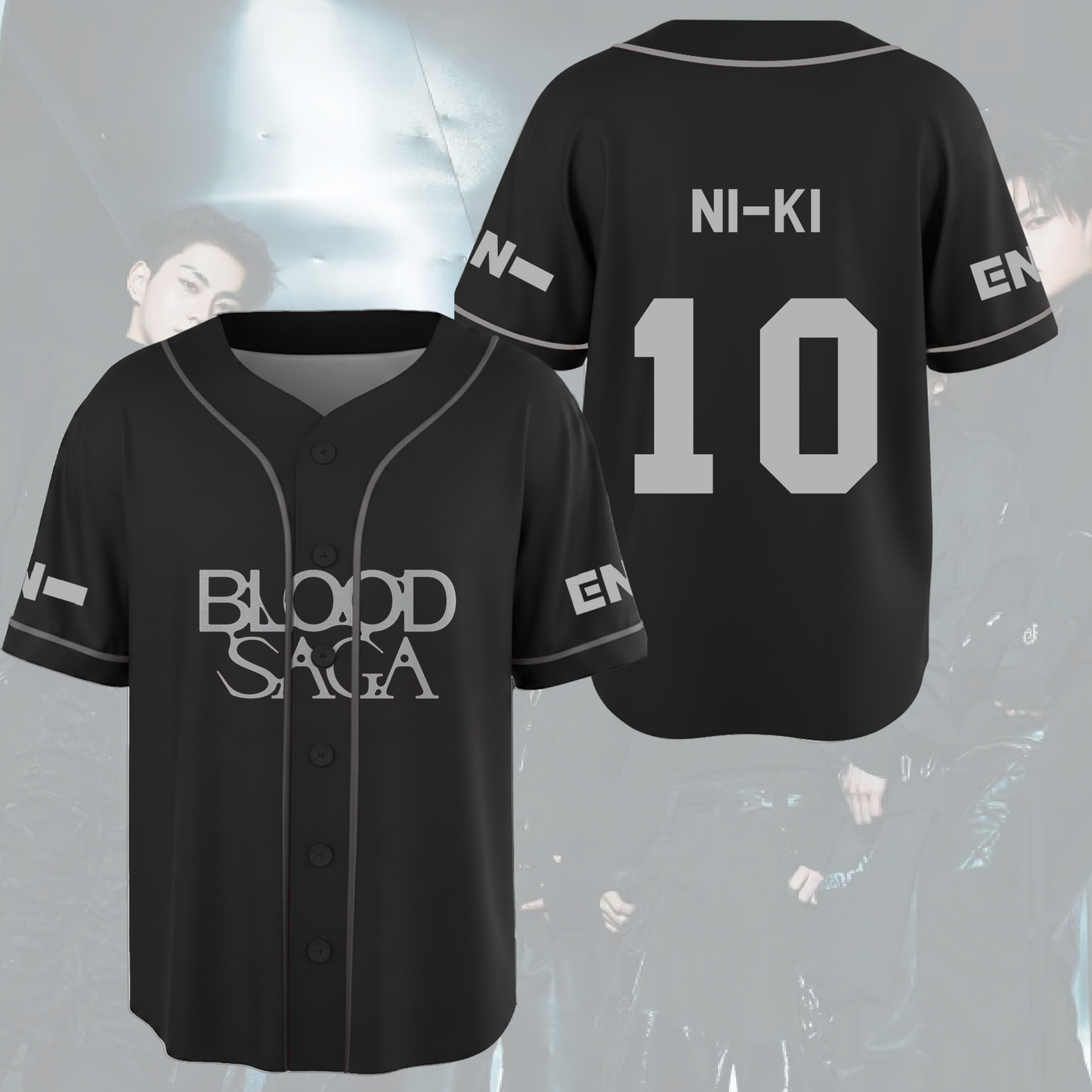 Blood Saga Enhypen World Tour Baseball Jersey Gift For ENGENE
