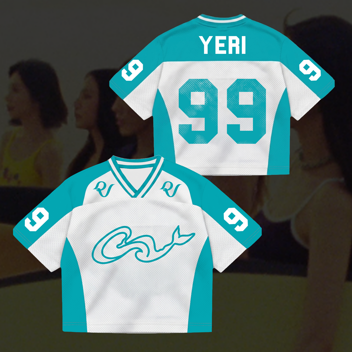 Velvet Summer Red Velvet Come Back Mixed Mesh Jersey Fan Edition