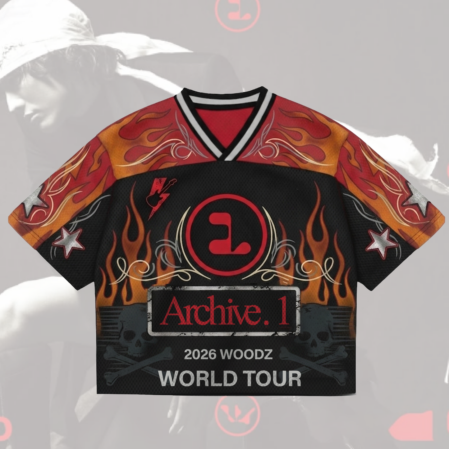 WOODZ Archive 1 World Tour Mixed Mesh Jersey Gift For Fans