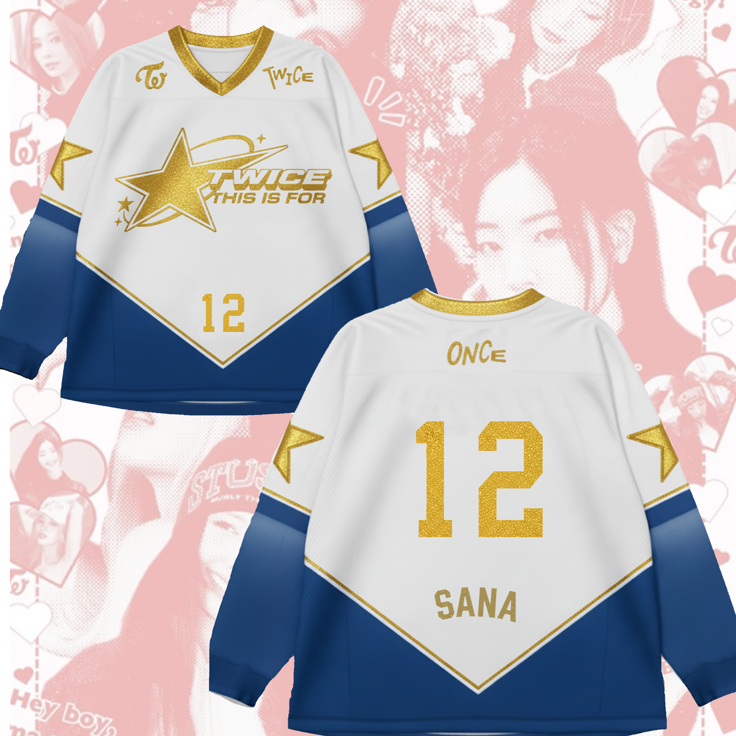 WAVESTEEᵀᴹ Twice Once Squad World Tour 2 Mesh Splicing Long Sleeved