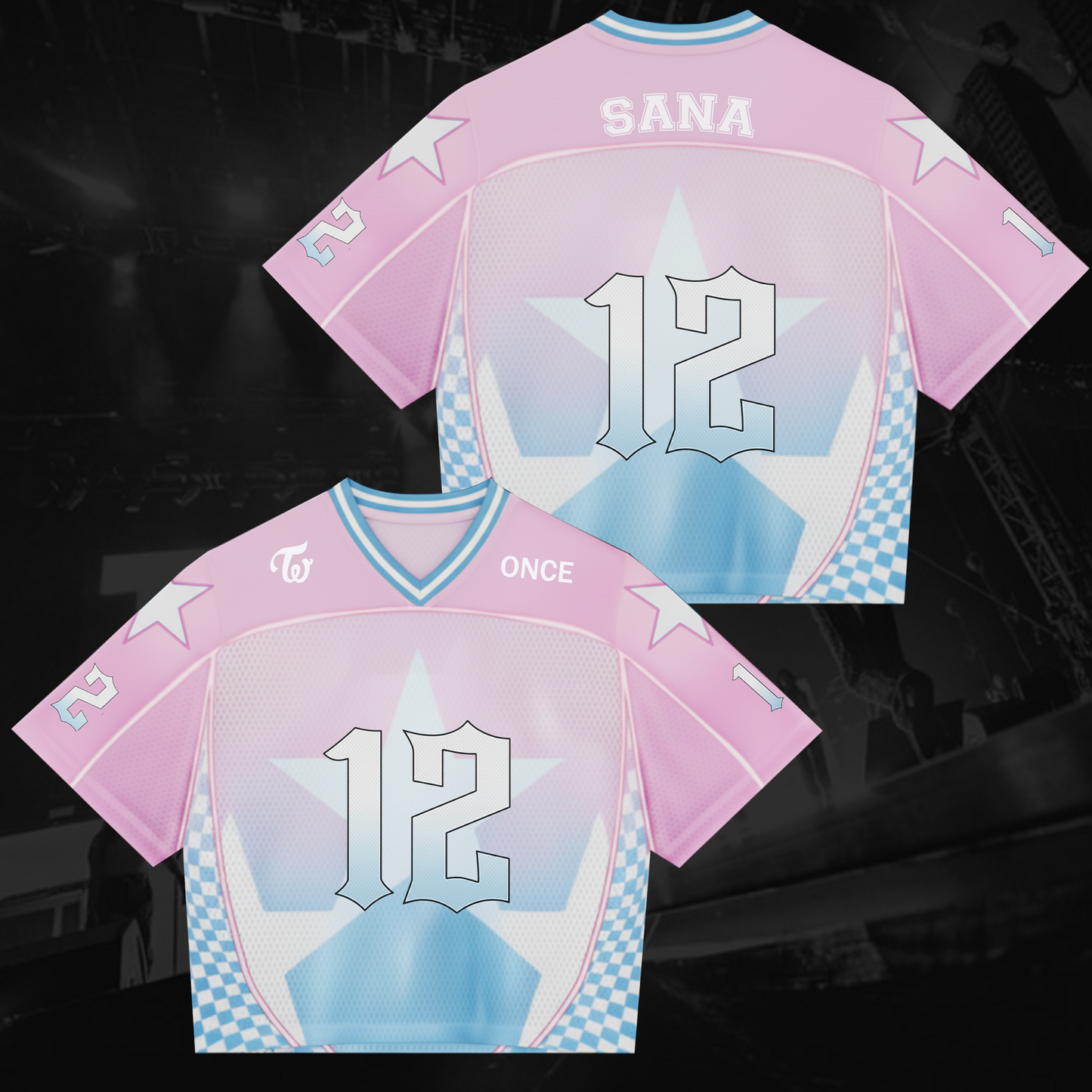 WAVESTEEᵀᴹ Twice One In a Milion 10th Anniversary Mixed Mesh Jersey