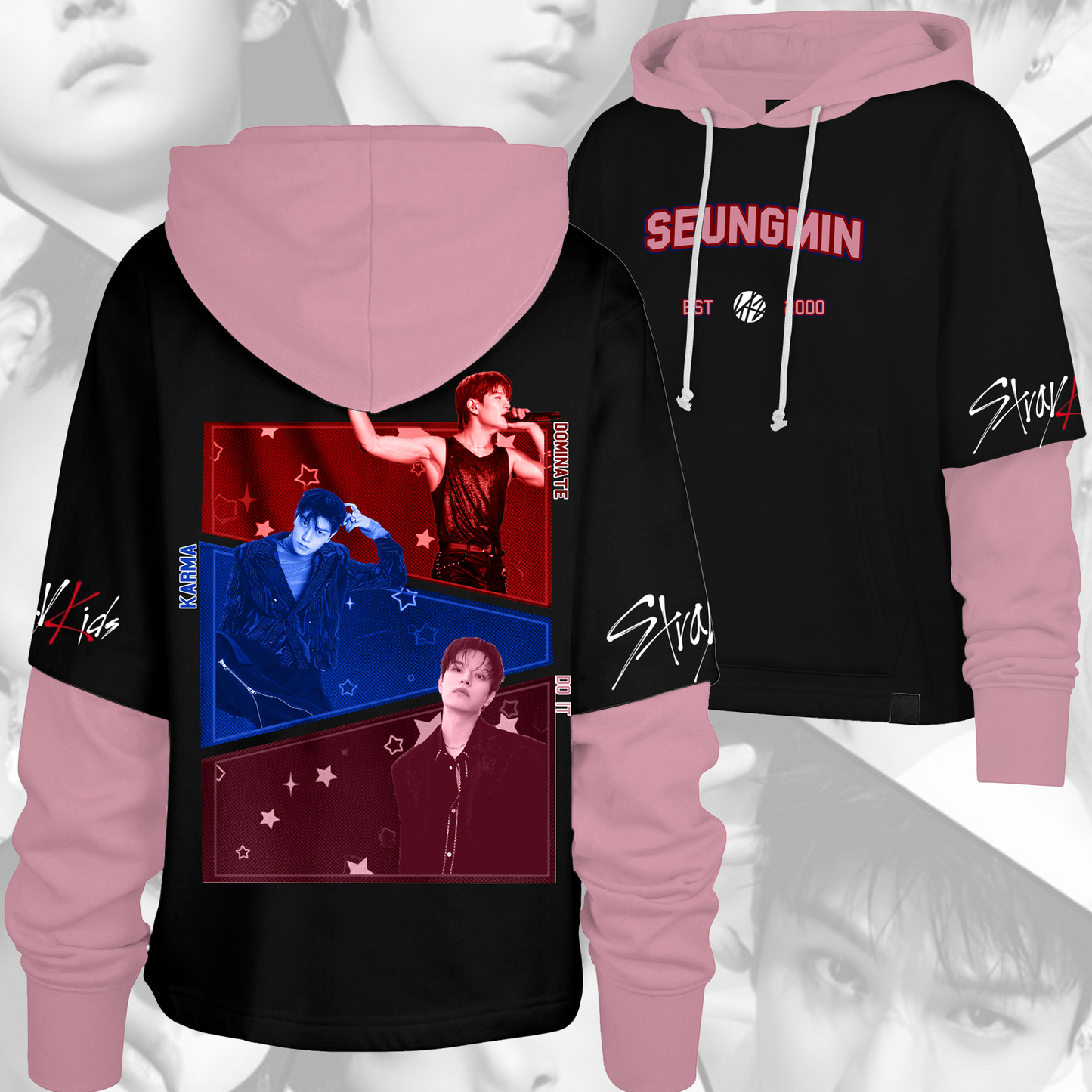 Stray Kid Dominate To DO IT Anniversary Limited Shortstop Hoodie
