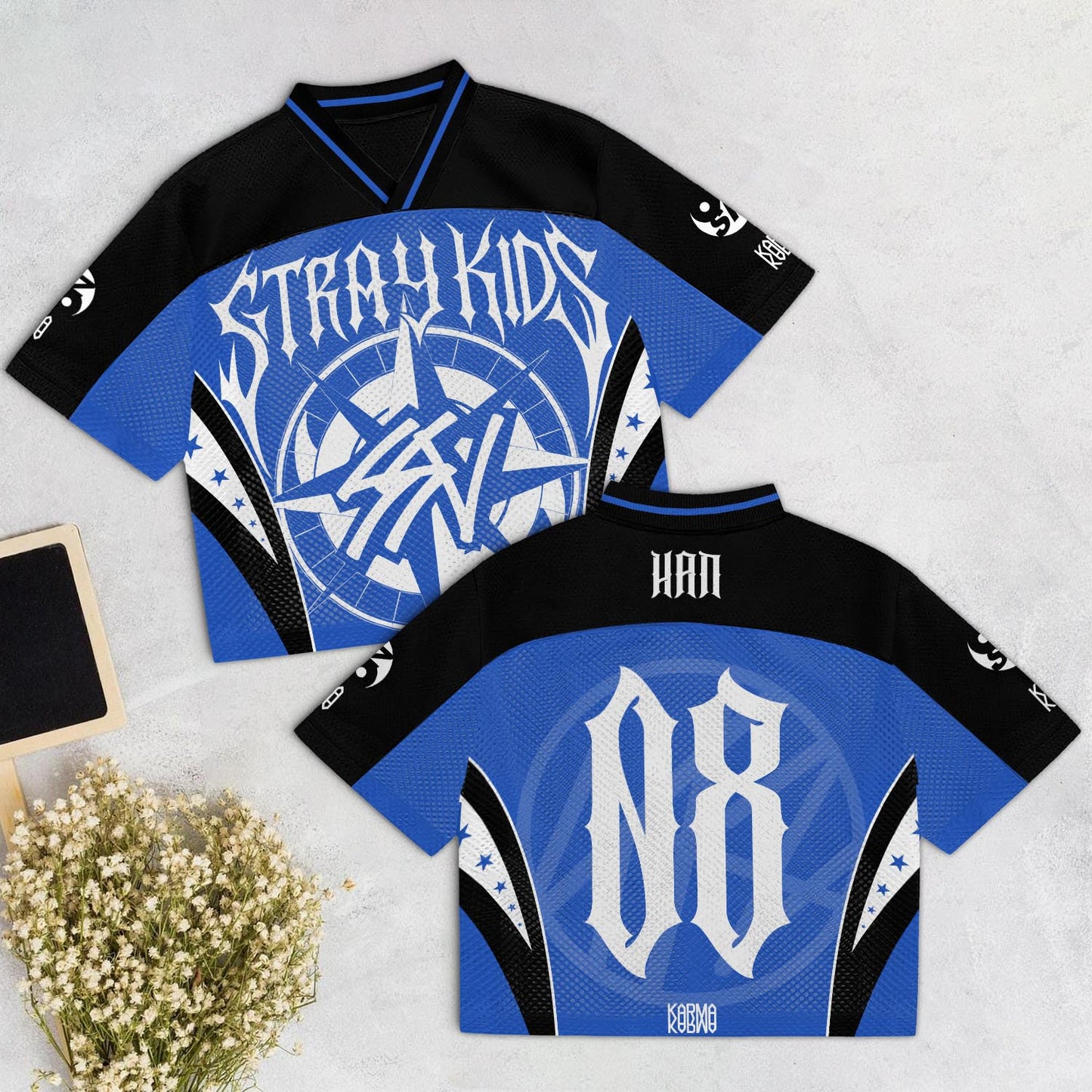 SKZOO Stray Kids Album Karma Mixed Mesh Jersey