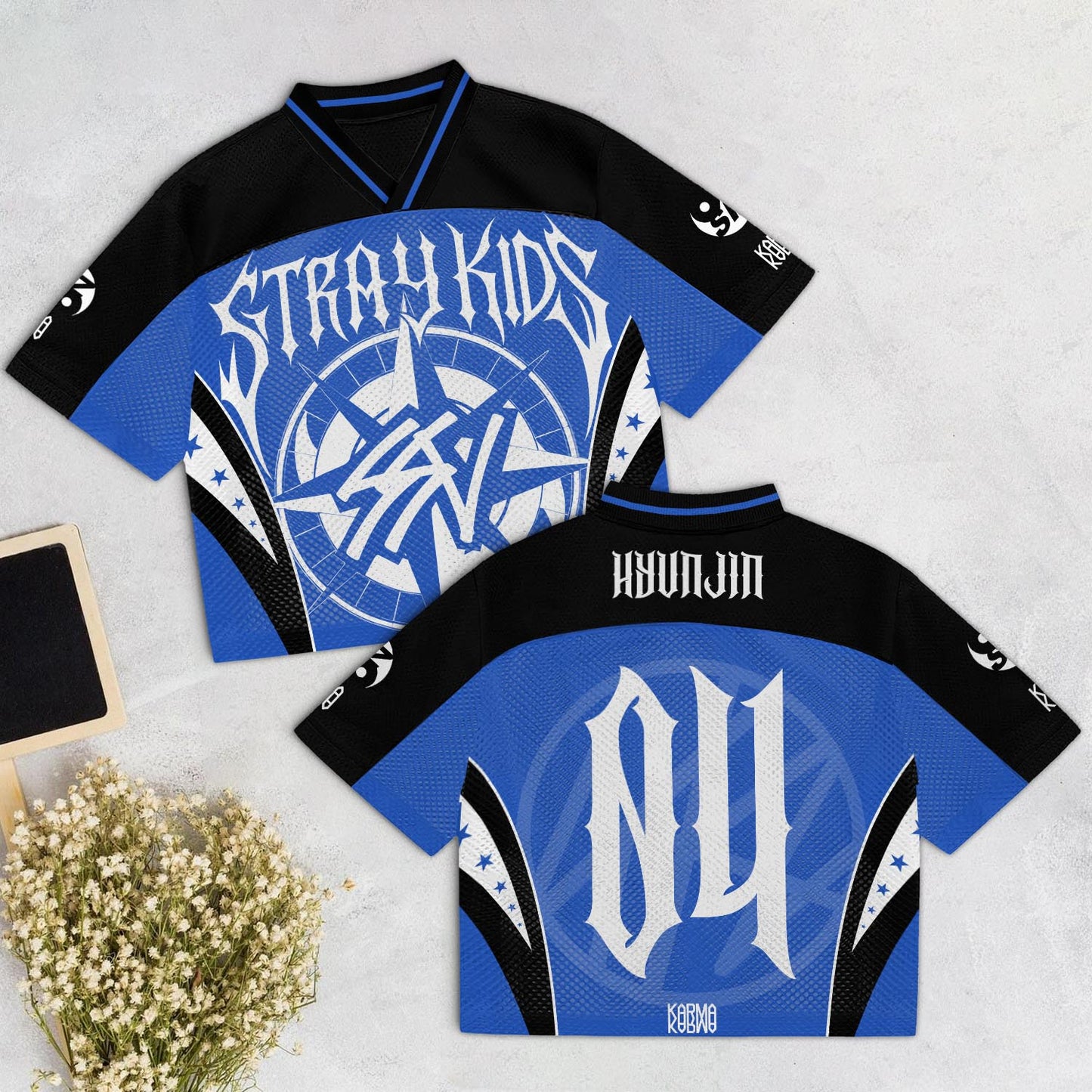 SKZOO Stray Kids Album Karma Mixed Mesh Jersey