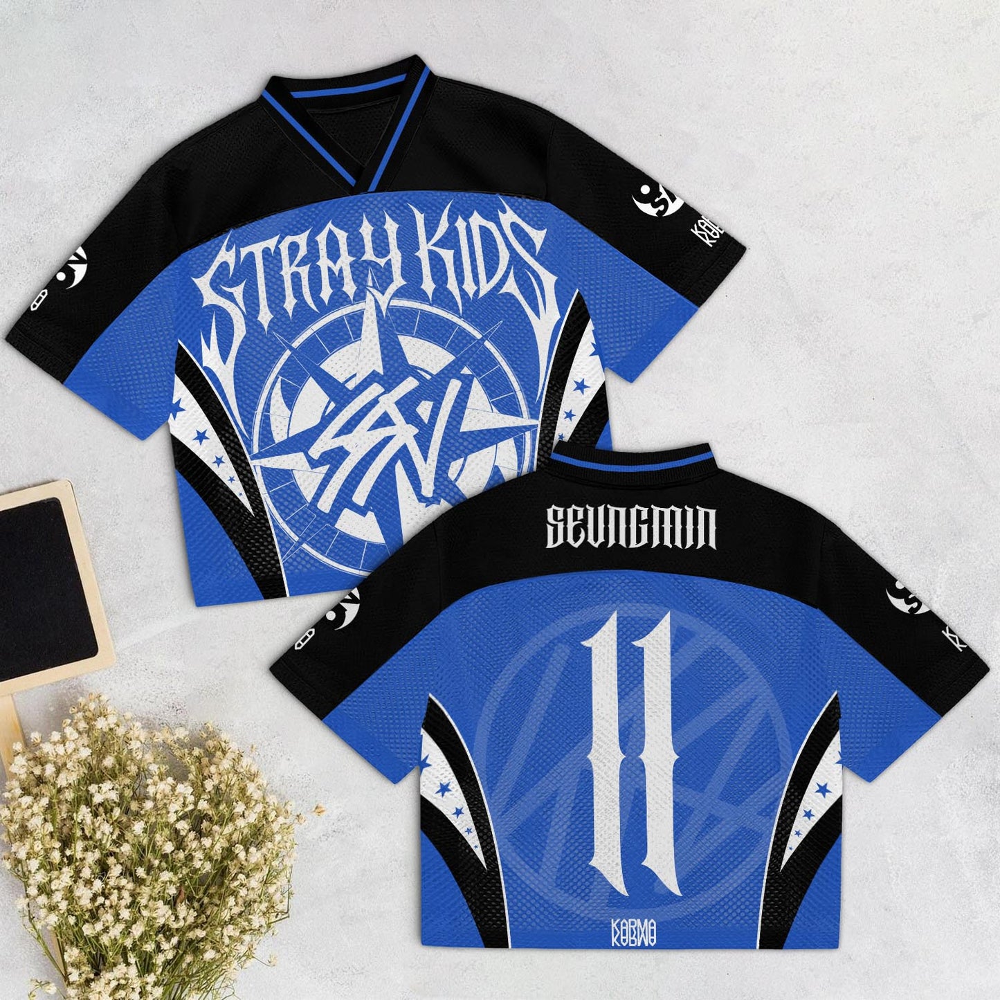 SKZOO Stray Kids Album Karma Mixed Mesh Jersey