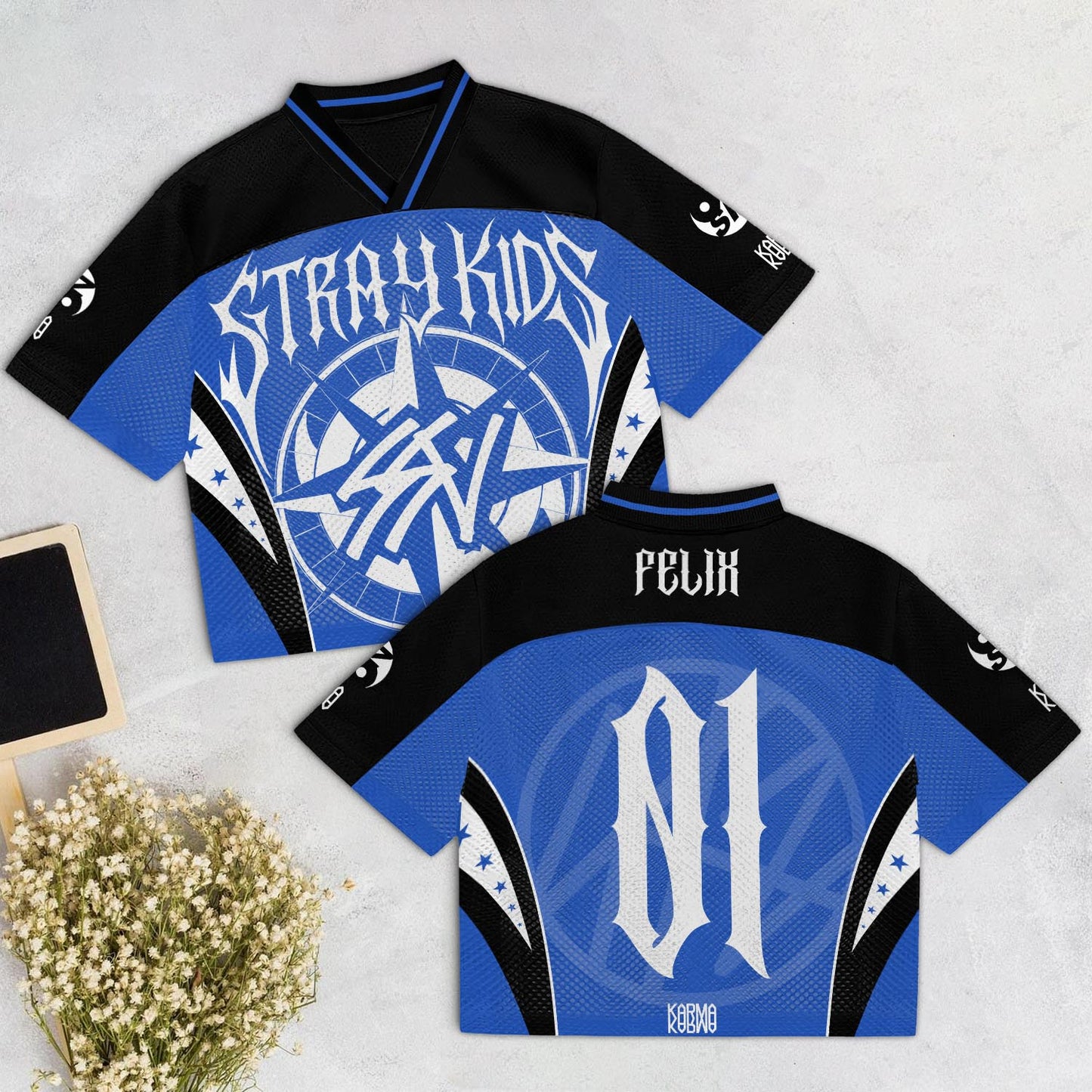 SKZOO Stray Kids Album Karma Mixed Mesh Jersey