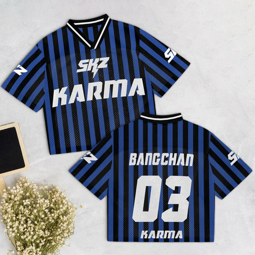 Stray Kids Jersey – Limited K-Pop Mixed Mesh Jersey