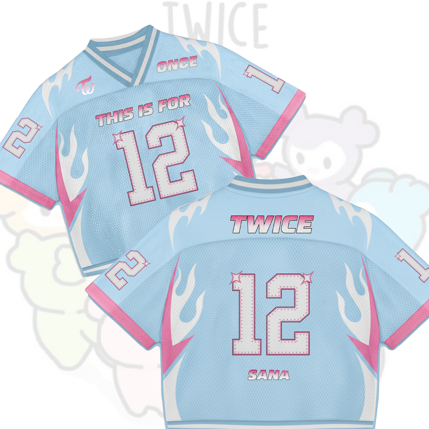 WAVESTEEᵀᴹ Twice Uniform This Is For Tour 2 Mixed Mesh Jersey