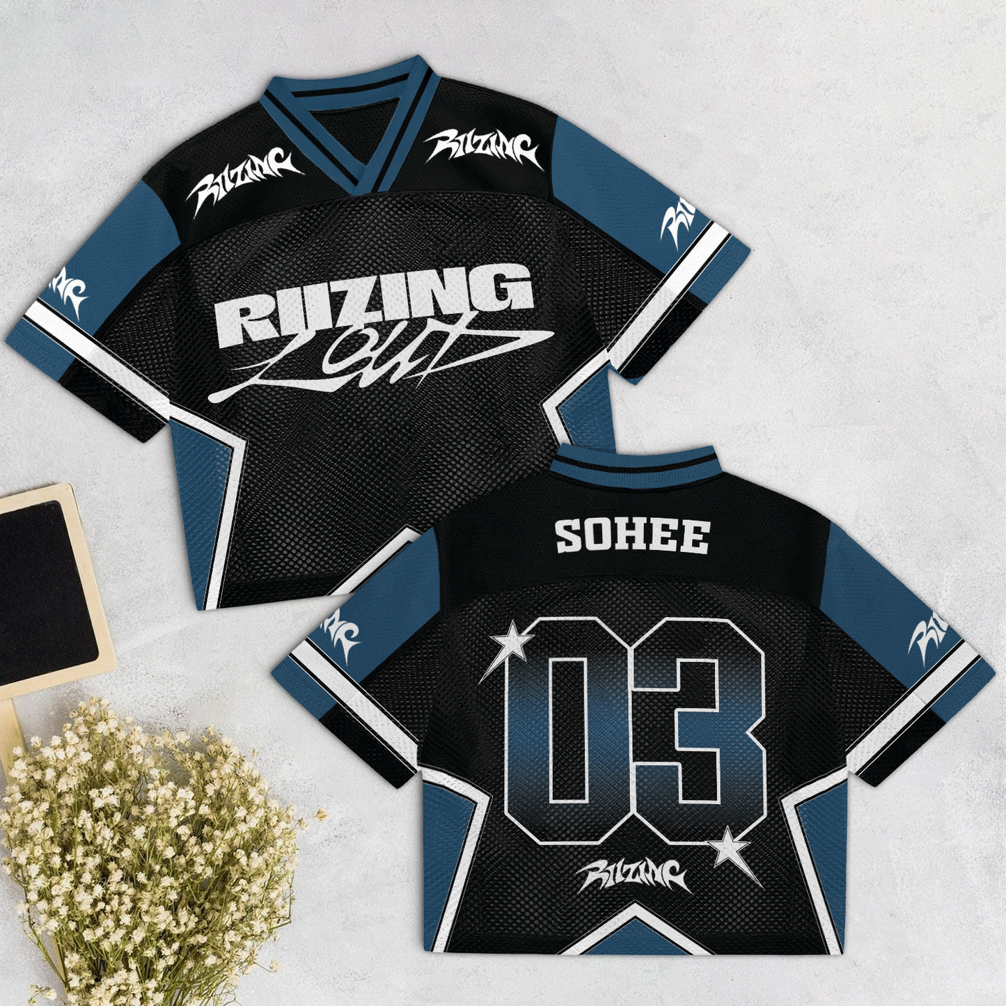 RIIZE Concert Tour 2025 Mixed Mesh Jersey Football Ver 2