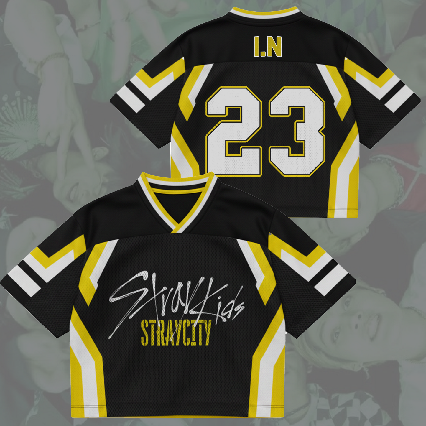Street Aegis Stray City Stray Kids Concert Tour Mixed Mesh Jersey