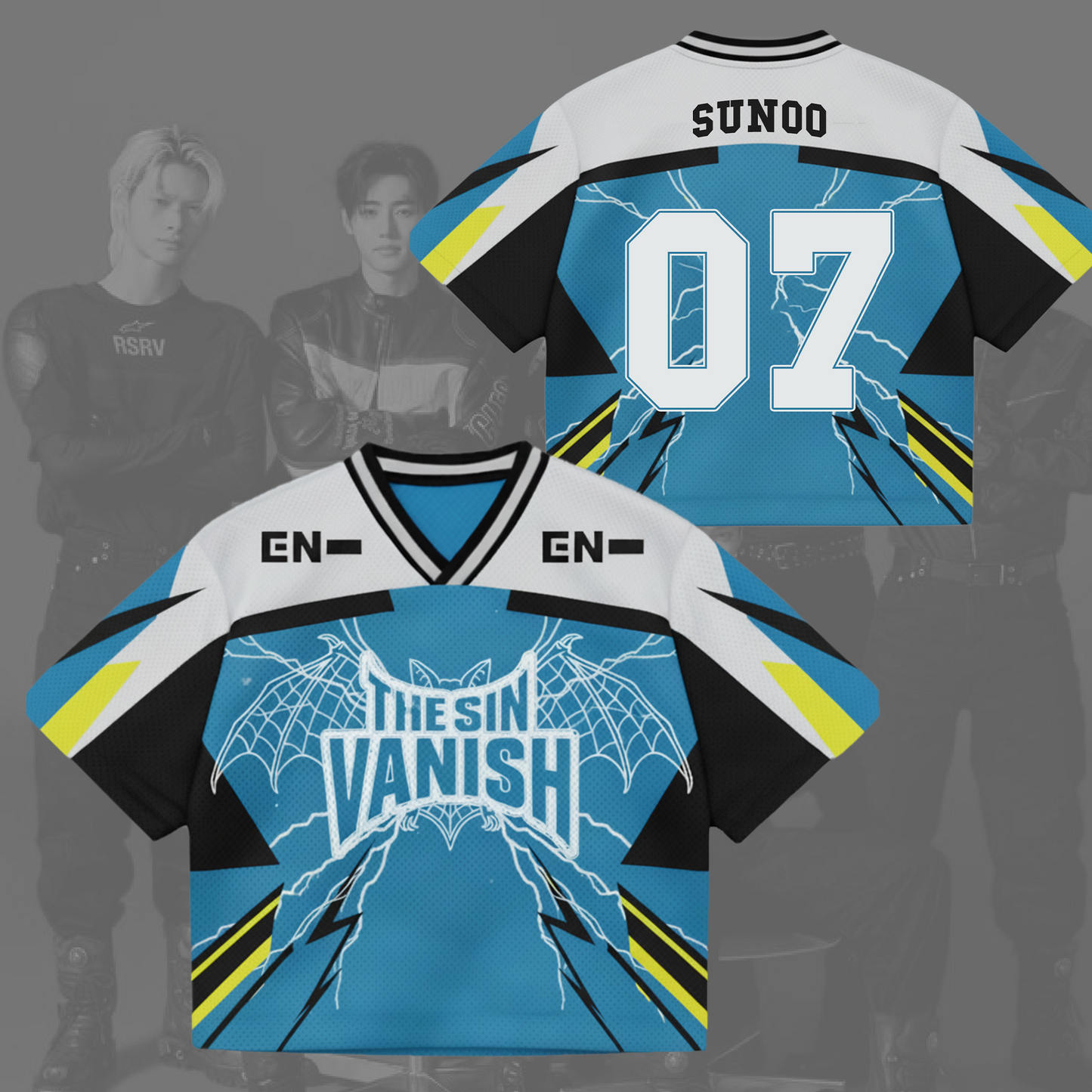 Enhypen Album The Sin Vanish Ver 3 Mixed Mesh Jersey
