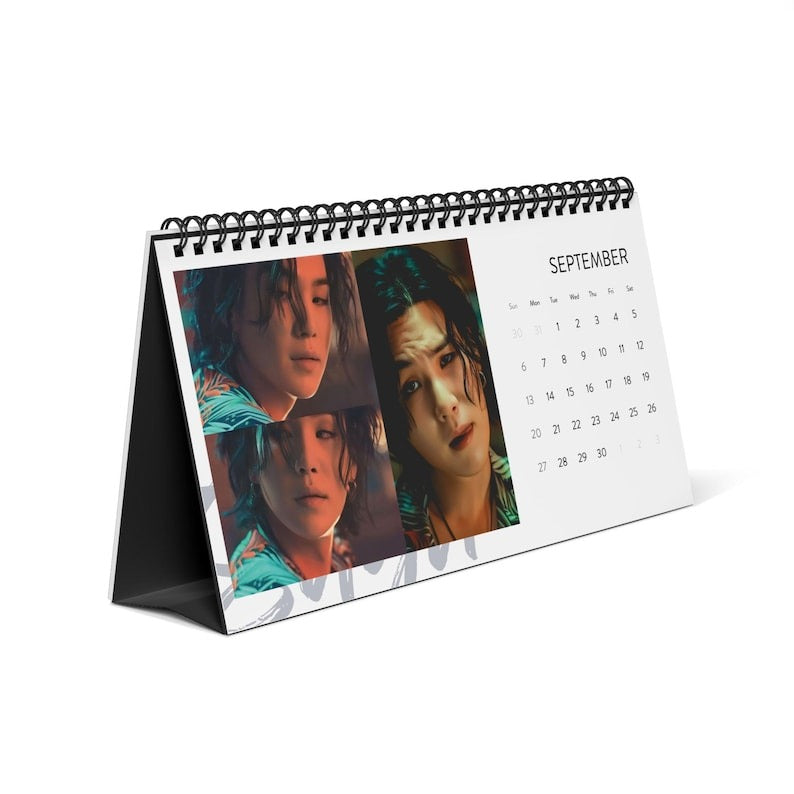 WAVESTEEᵀᴹ BTS Suga 2026 Desktop Calendar