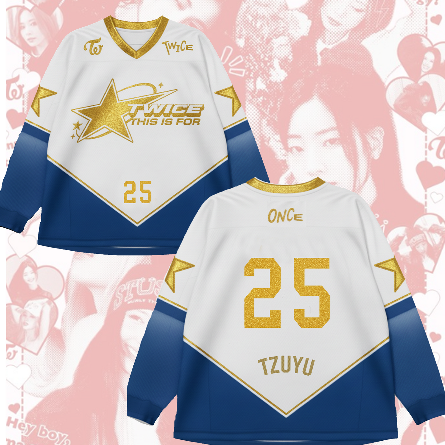 WAVESTEEᵀᴹ Twice Once Squad World Tour 2 Mesh Splicing Long Sleeved