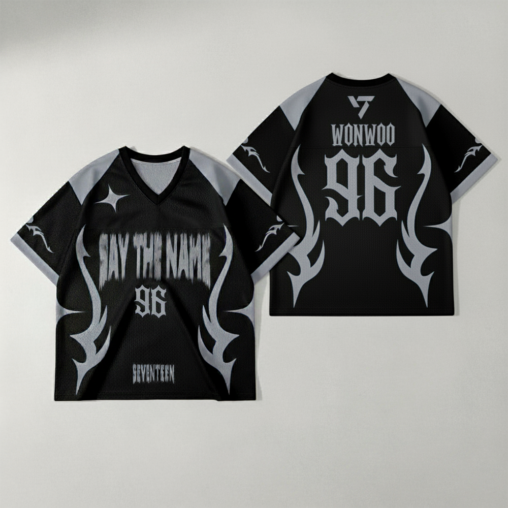 WAVESTEEᵀᴹ Say The Name Seventeen Mesh Football Jersey