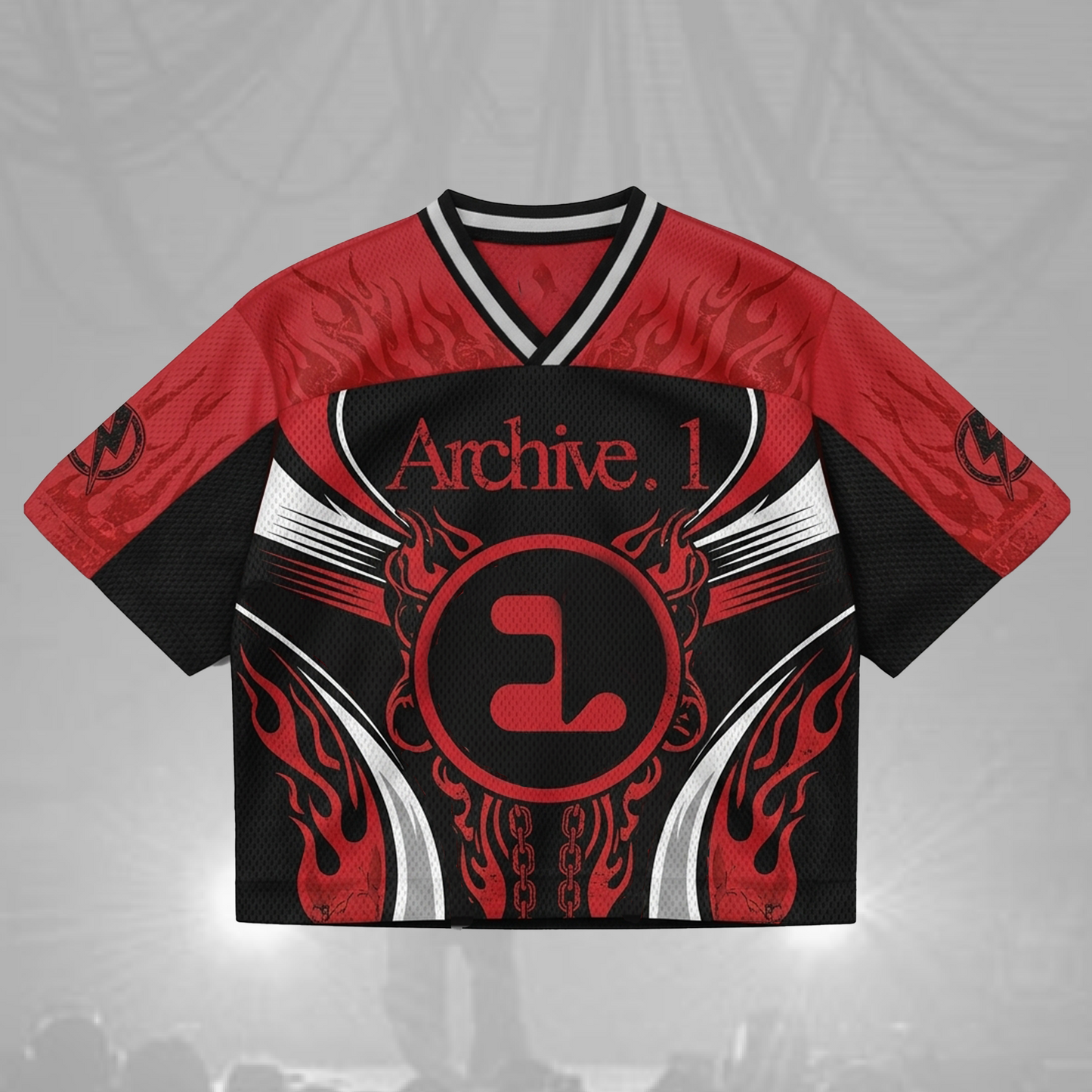 Red Fire Archive 1 Woodz World Tour Mixed Mesh Jersey Fan Edition